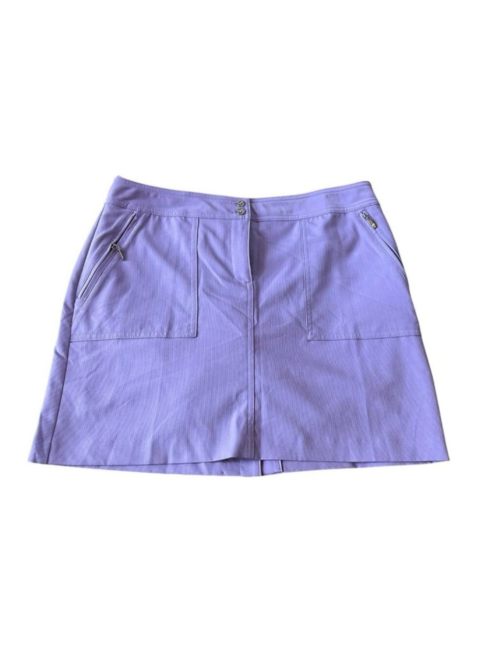 Golf IZOD Womens Zippered Pockets Athletic Skort 6 Purple Tennis Prep Y2K Preppy
